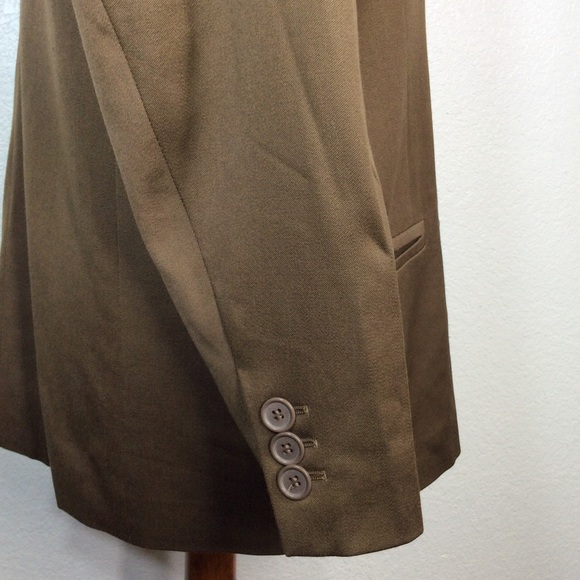 Escada Margaretha Ley Double Breasted 100% Wool Judge Gray Blazer Size EU 38 US6 - Picture 9 of 15